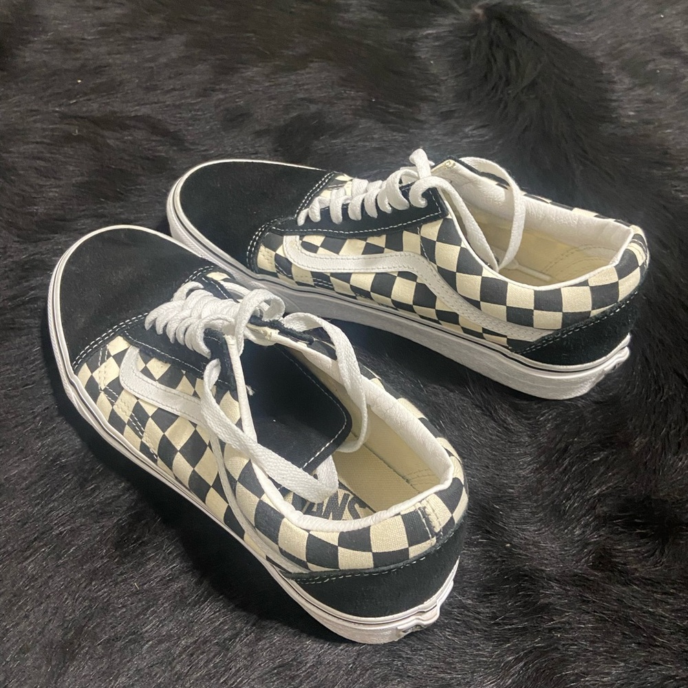 Men’s vans old skool check shoes